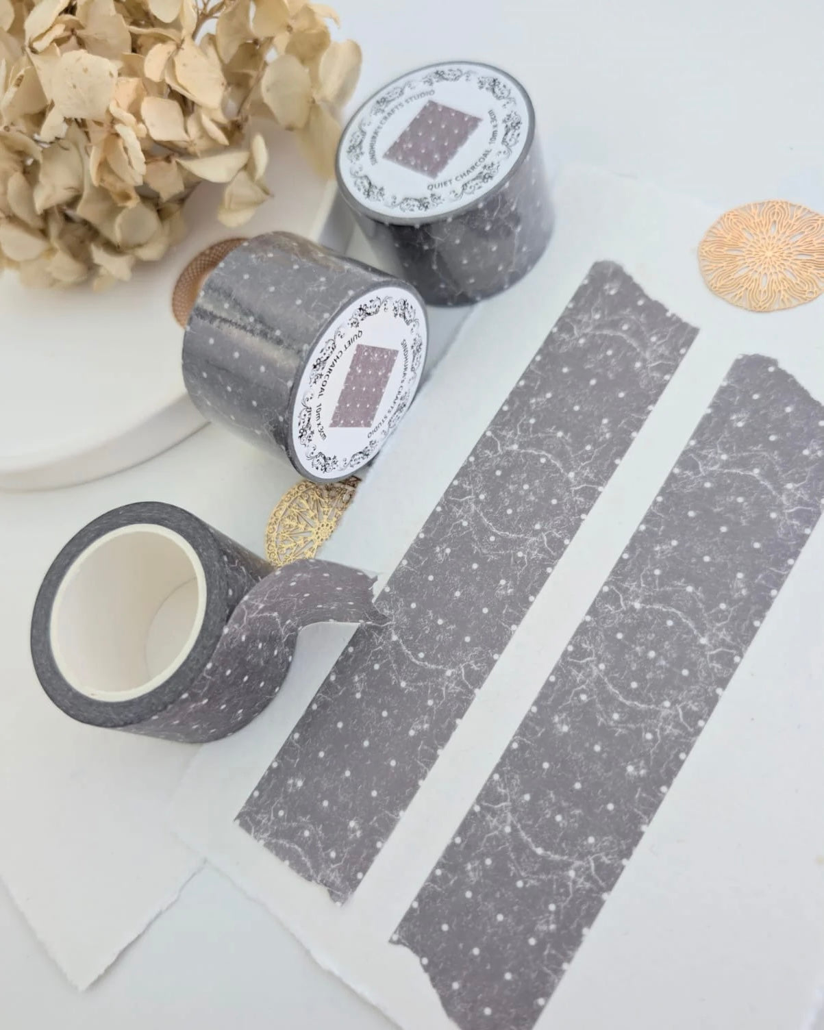 Washitape | Quiet charcoal