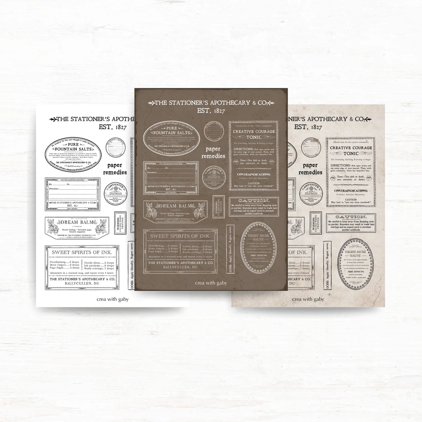 Sticker set | The Stationer's Apothecary