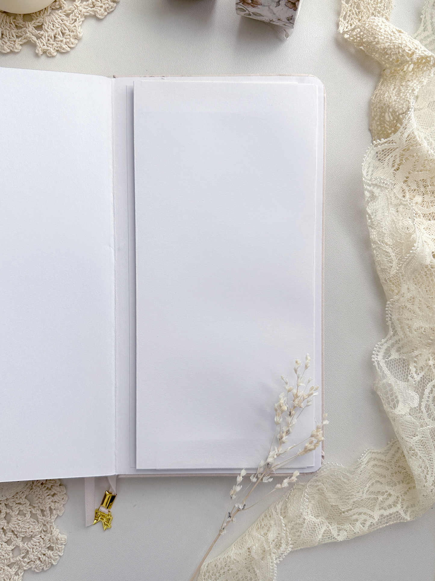 Journal lichtroze met tulp | TN | dot