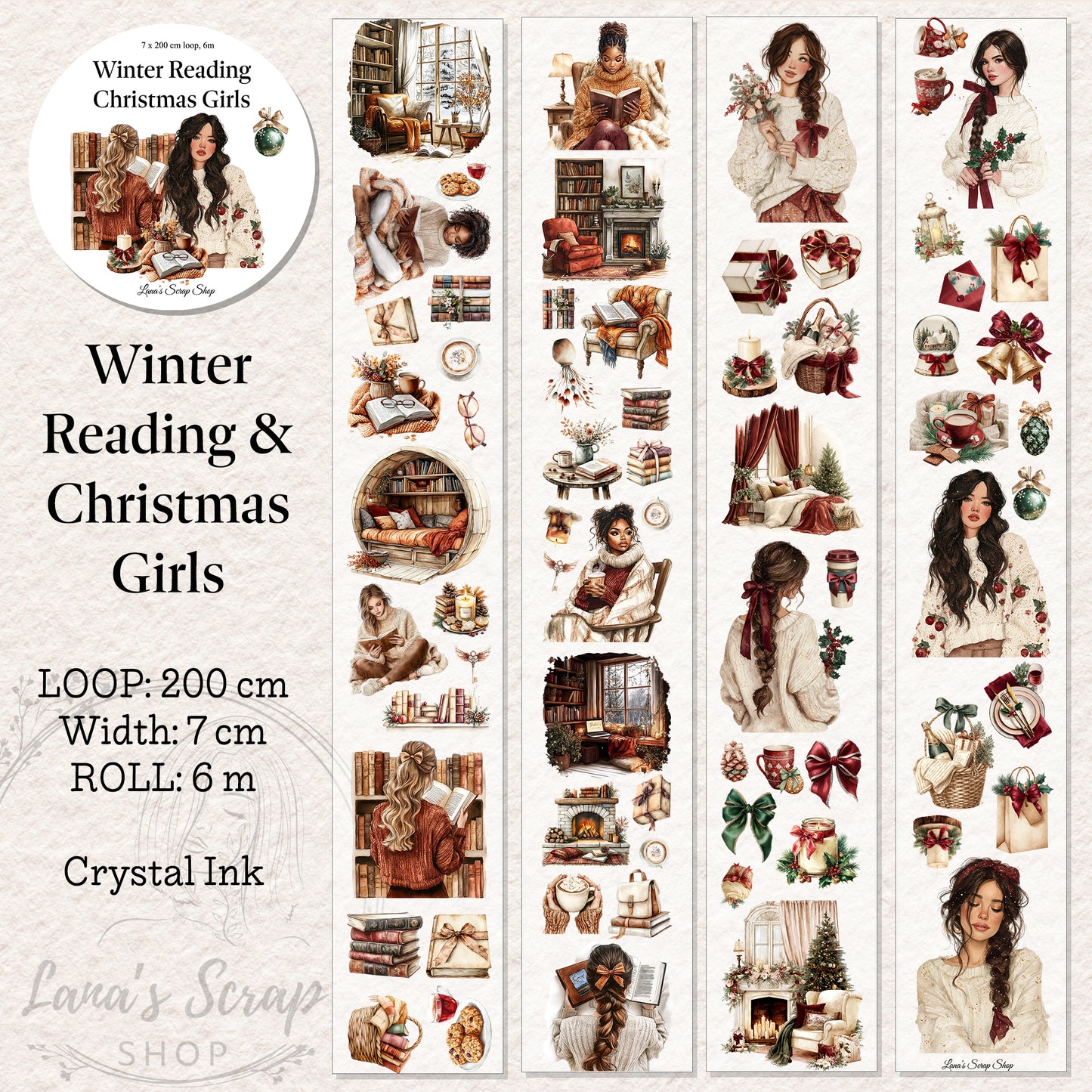 Pettape | winter reading Christmas girls