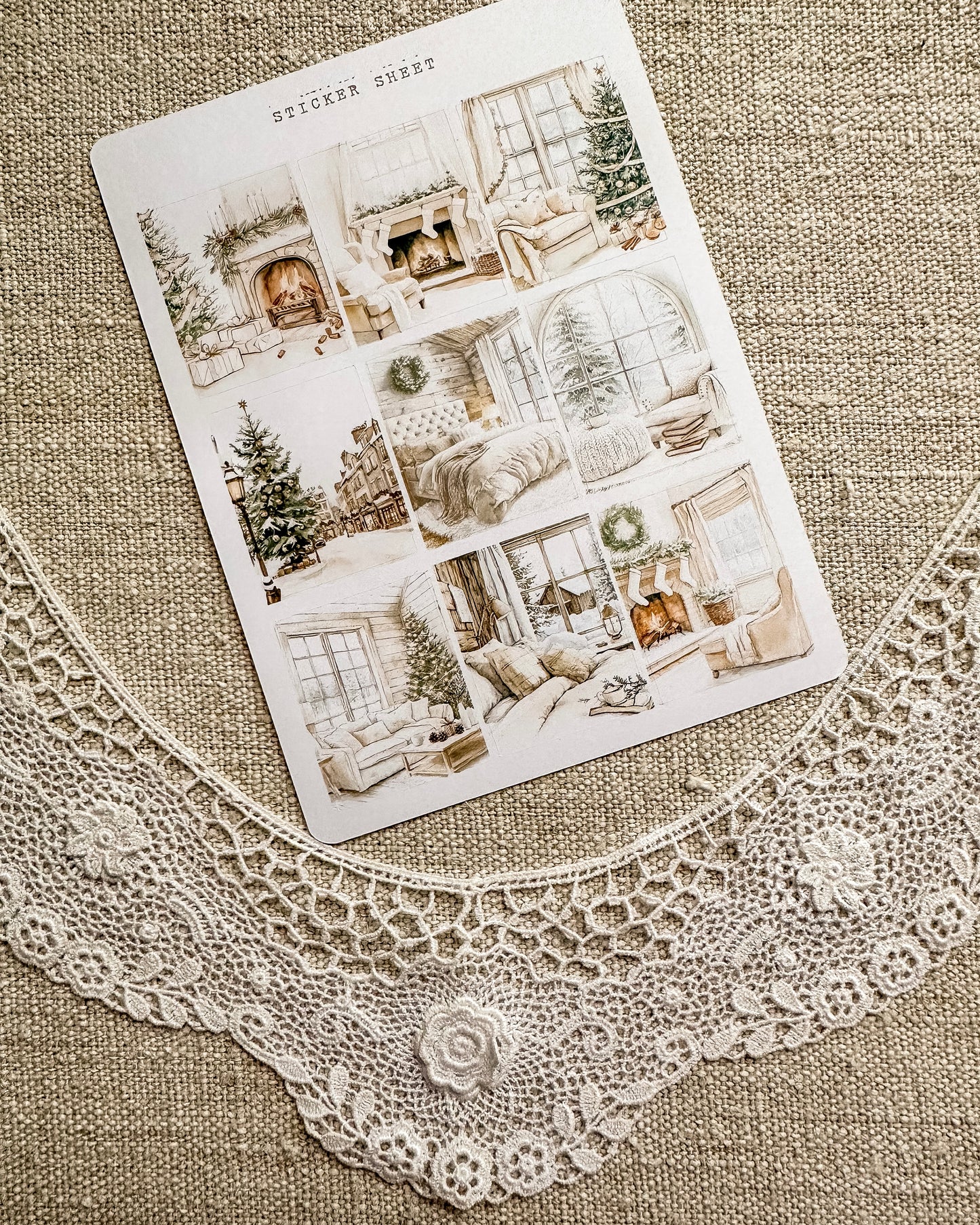 Stickervel | cozy winter 6