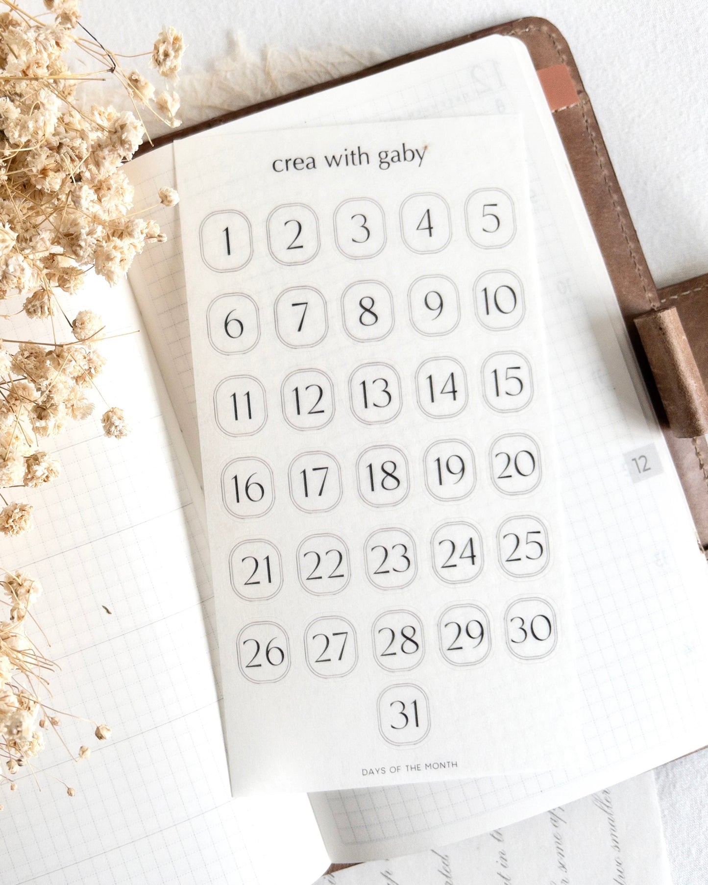 Stickervel | Numbers