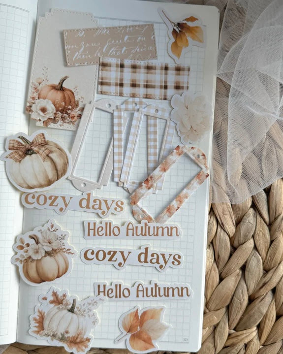 Sticker/papier set| cozy herfst 40 st.