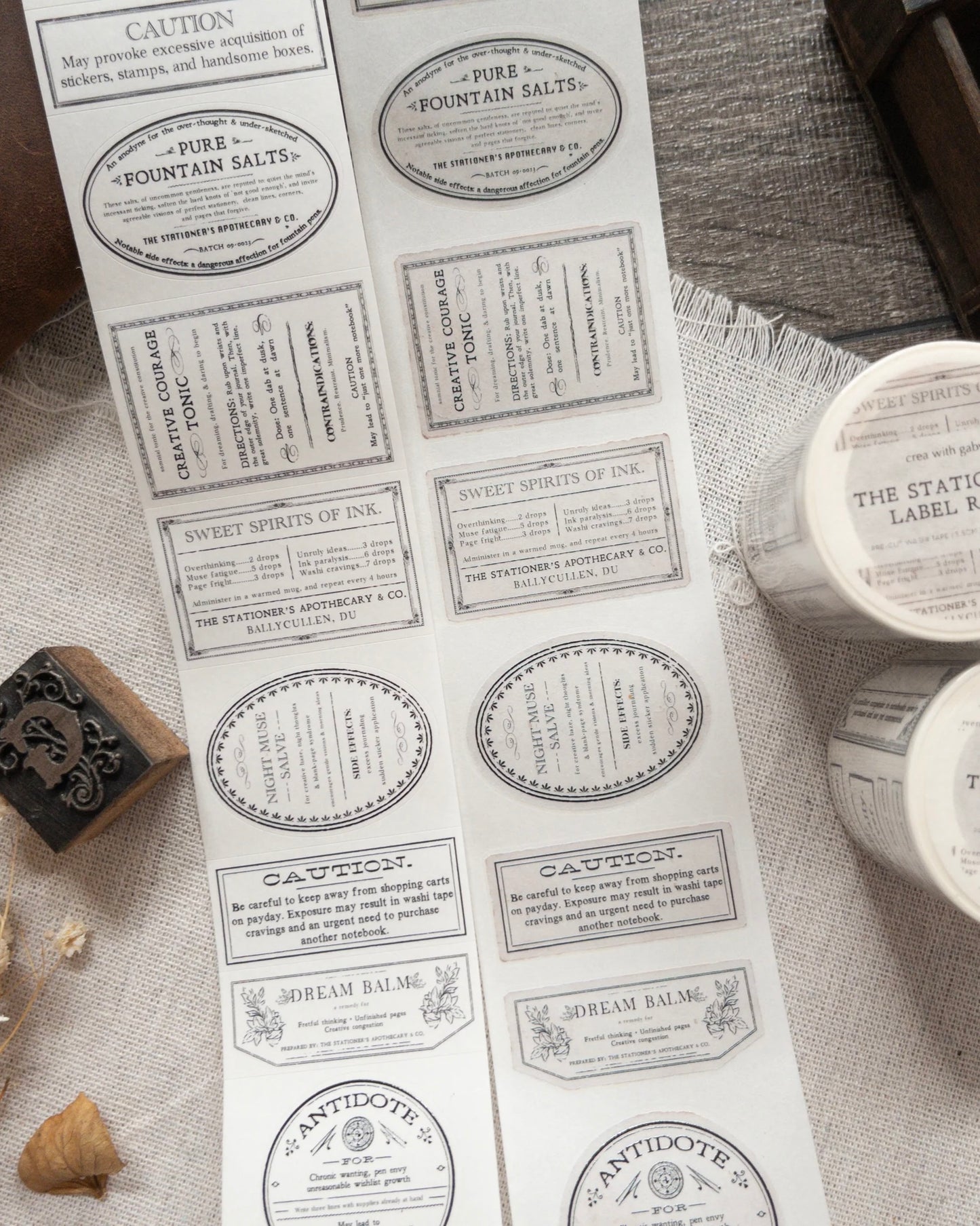Washitape | The Stationer's Label Roll II
