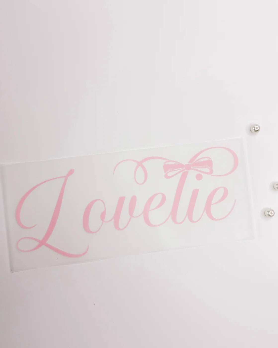 Shirt transfer sticker | lovely | anniversary collection