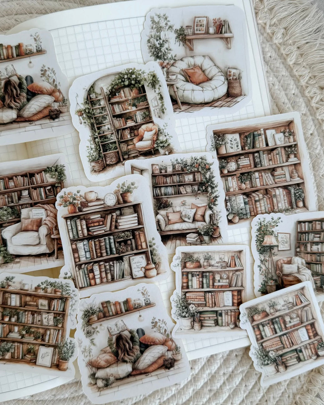 Stickers | boekenkasten