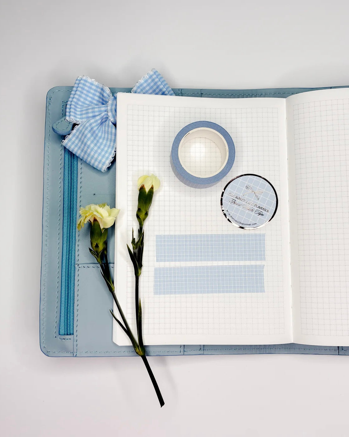 Washitape | august26 | blue grid