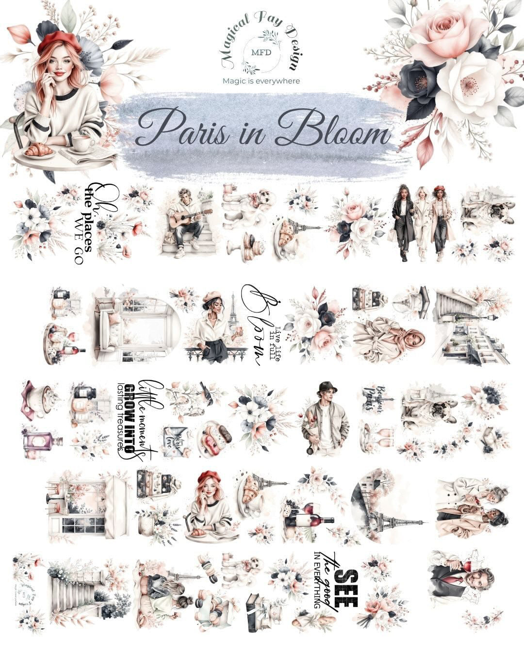 Pettape | Paris in Bloom