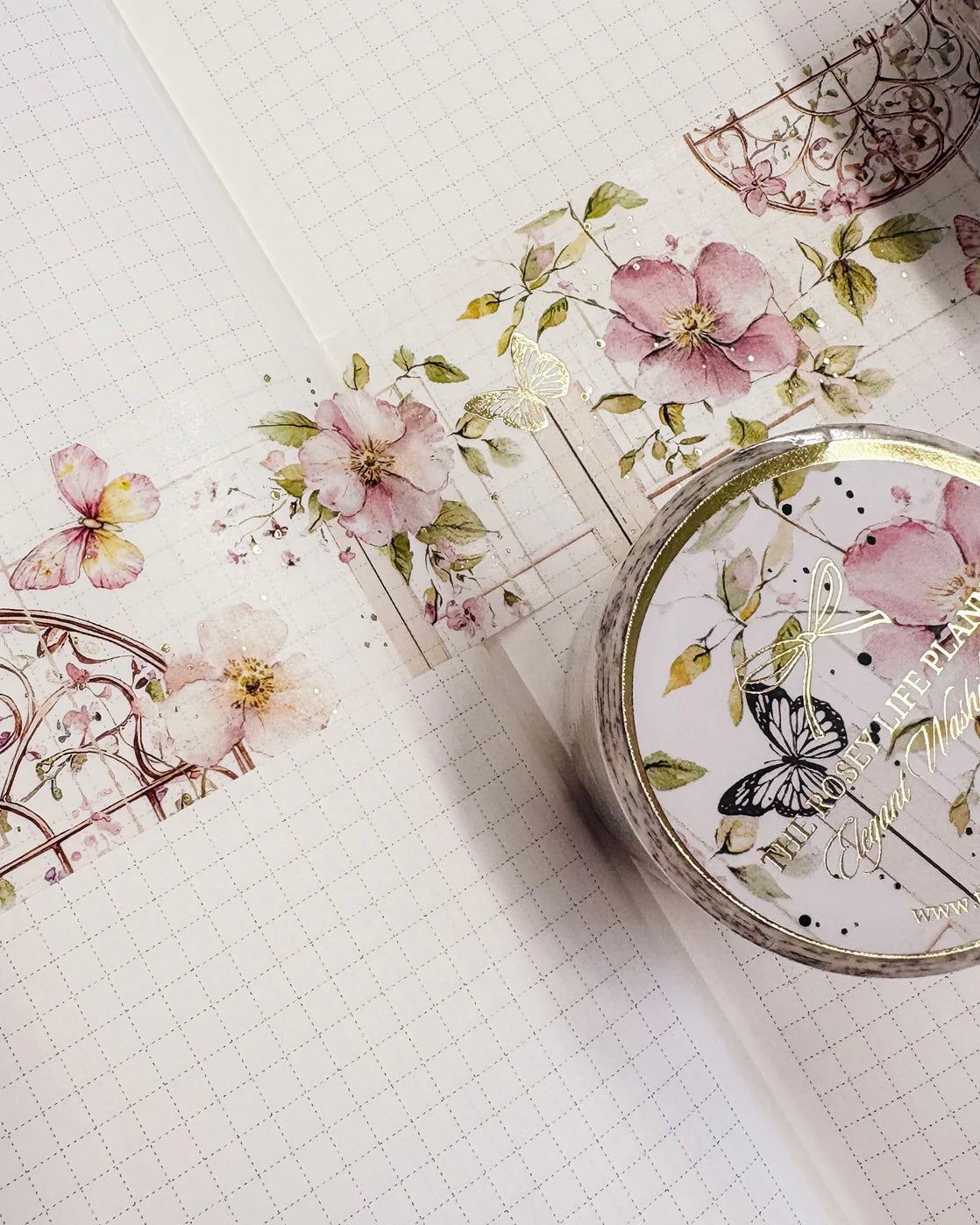 Washitape | spring bliss gold foil