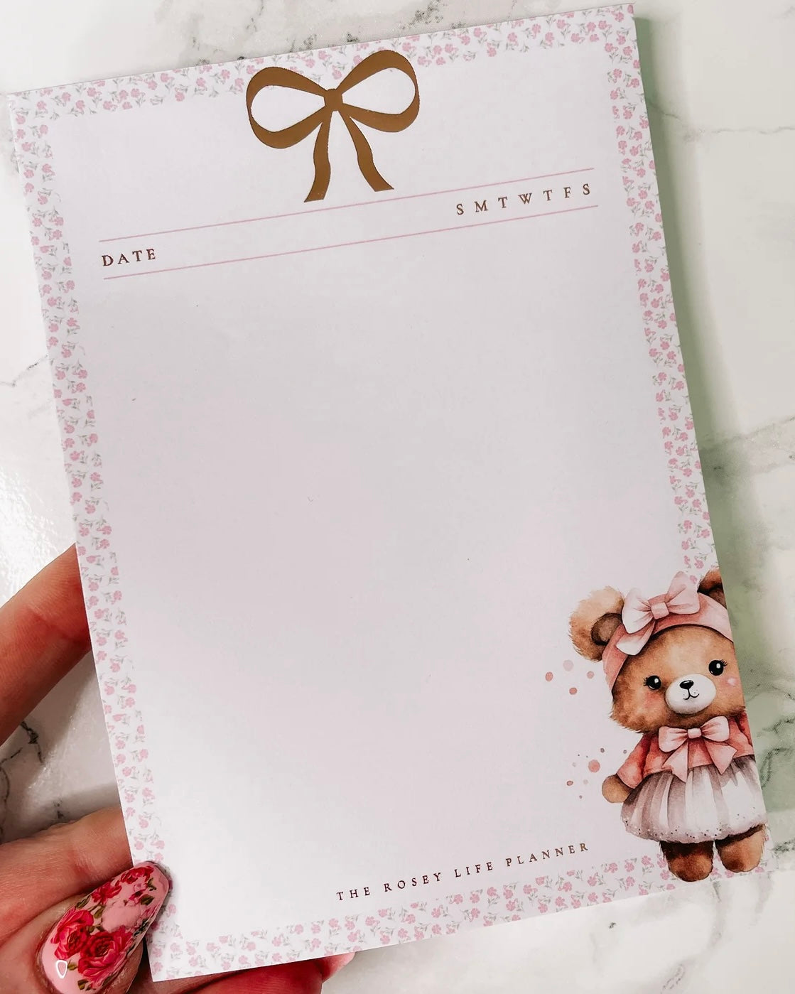 Note pad| bear