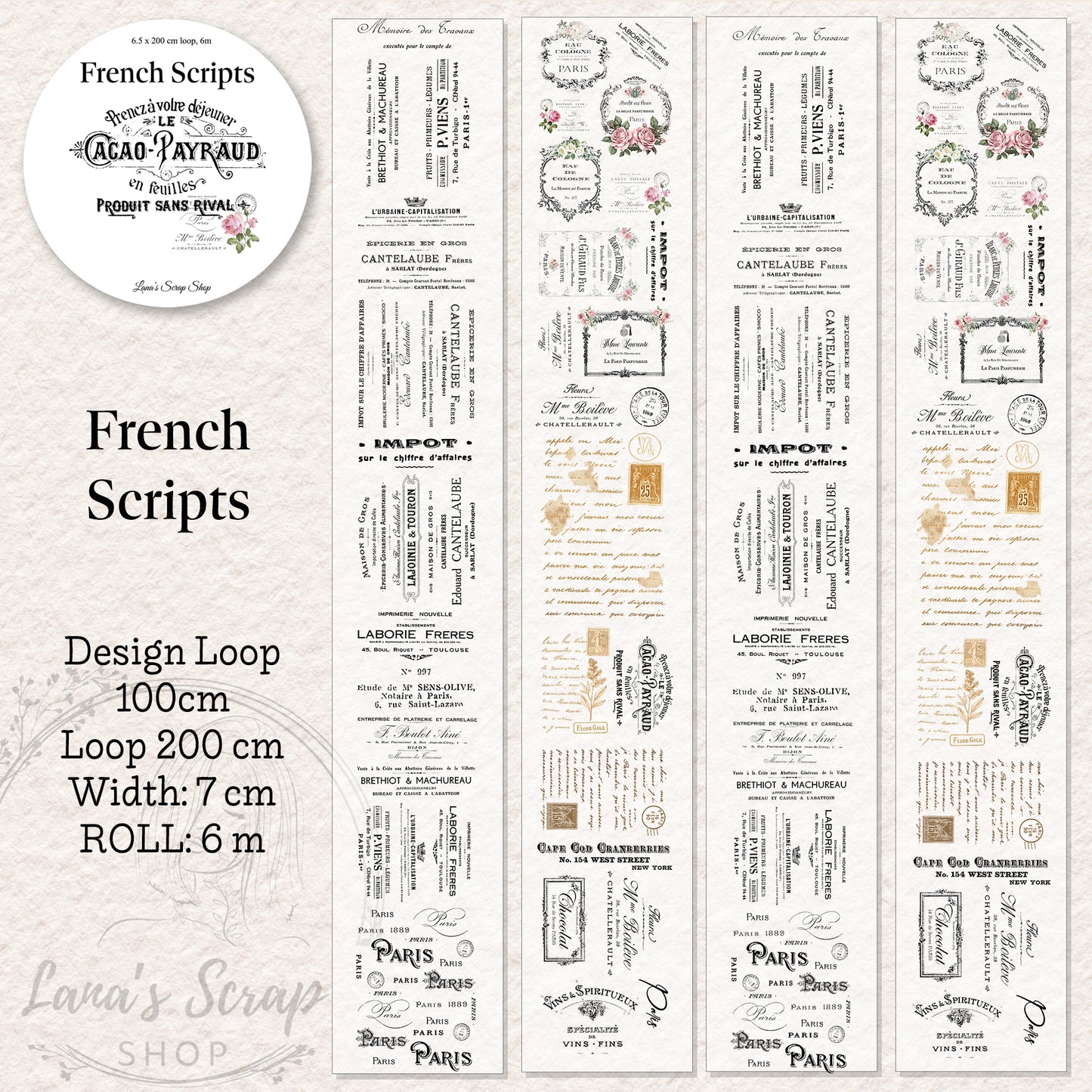 Pettape |French scripts