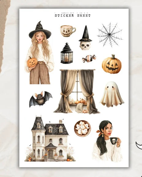 Stickervel | cozy Halloween 3