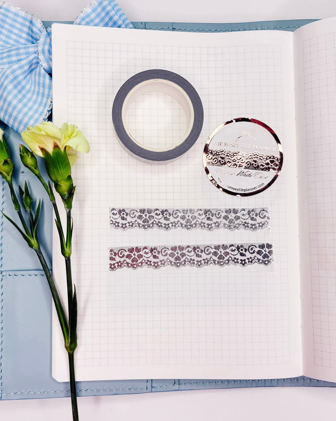 Washitape | august26 | silver lace