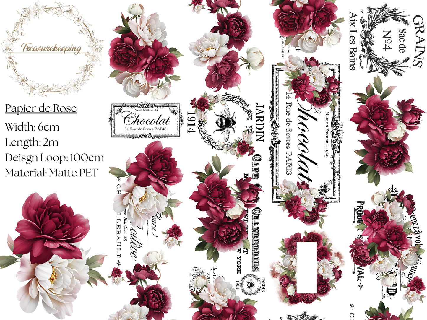 Pettape | papier de rose