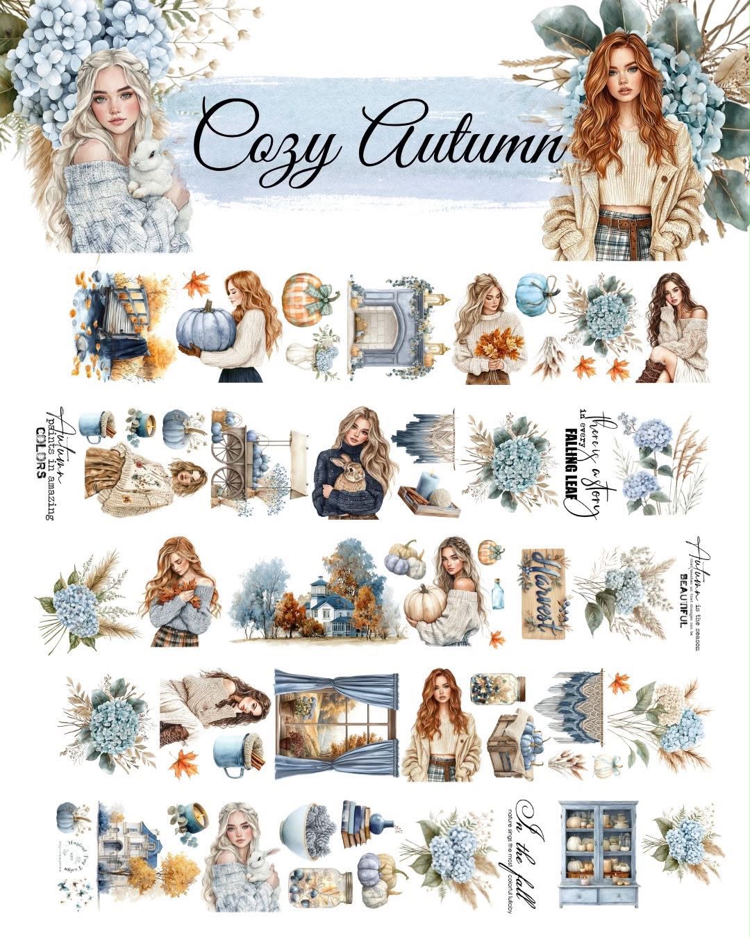 Pettape | cozy autumn blue