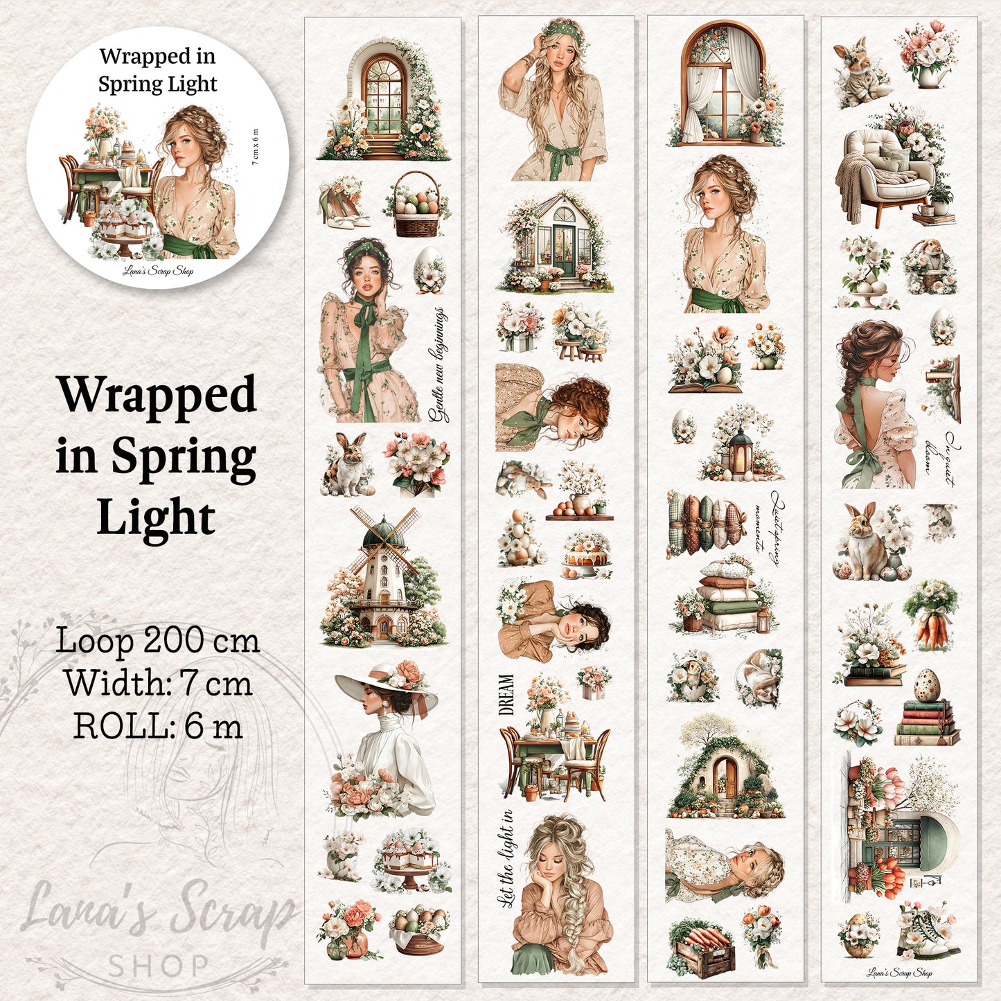 Pettape | wrapped in spring light