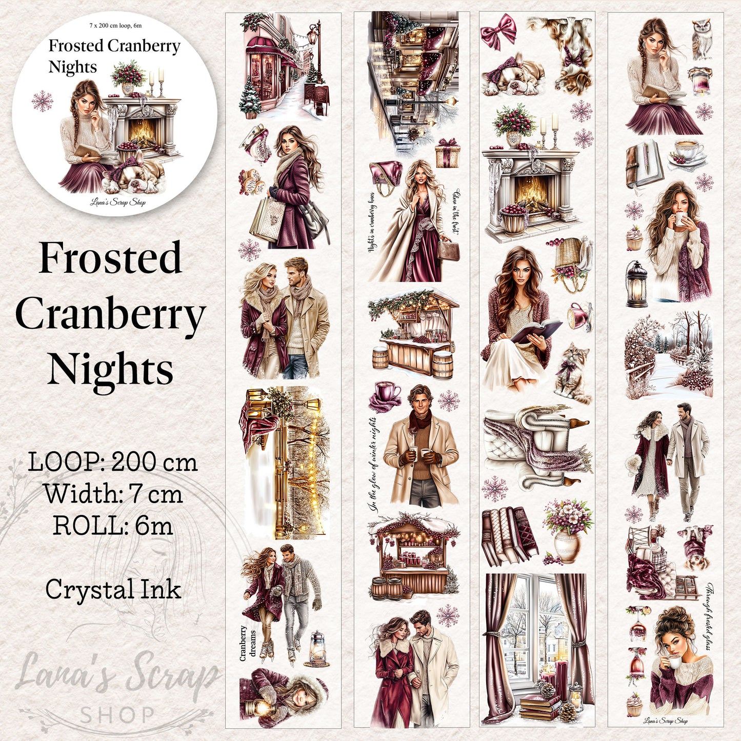 Pettape | frosted cranberry nights