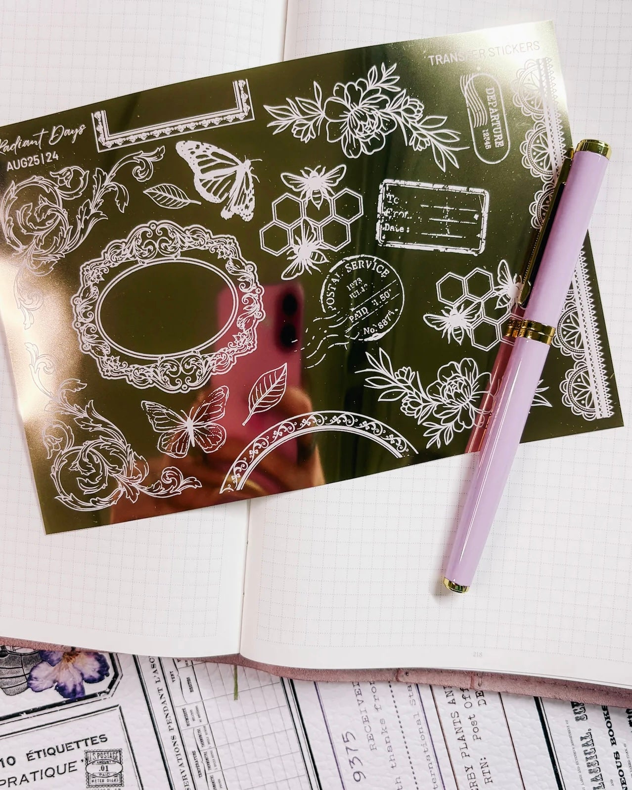 stickervel | classy gold