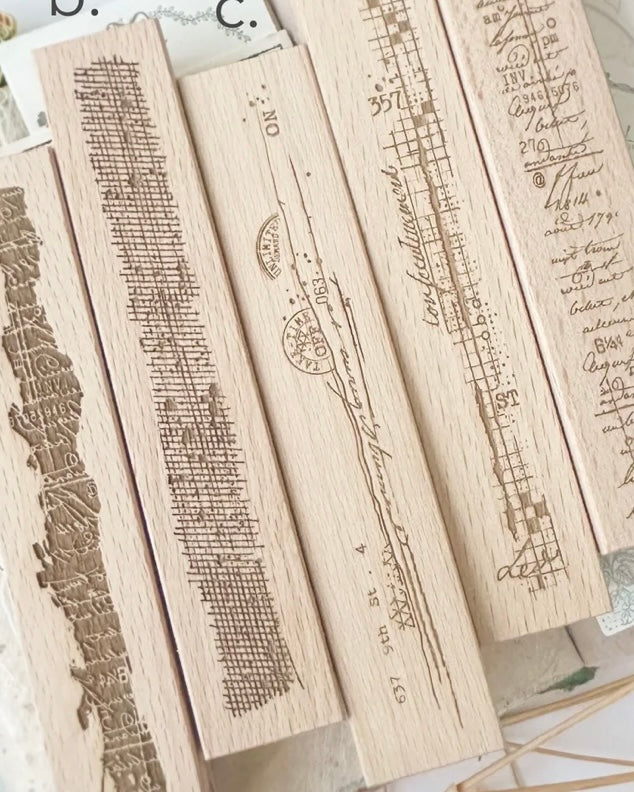Houten stempel | fragments