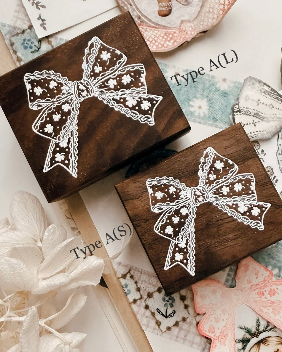 Houten stempel | bow