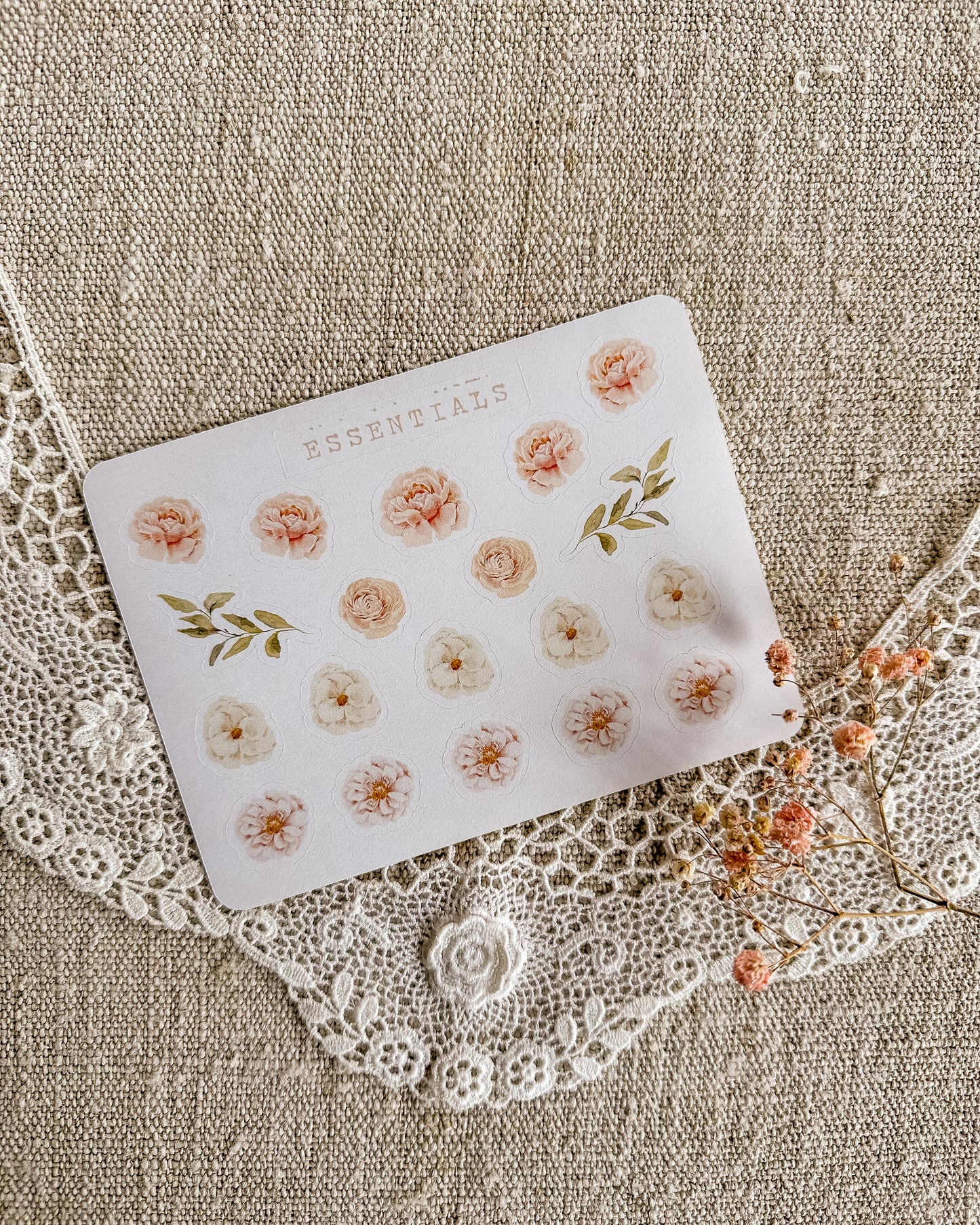 Stickervel | basic bloemen