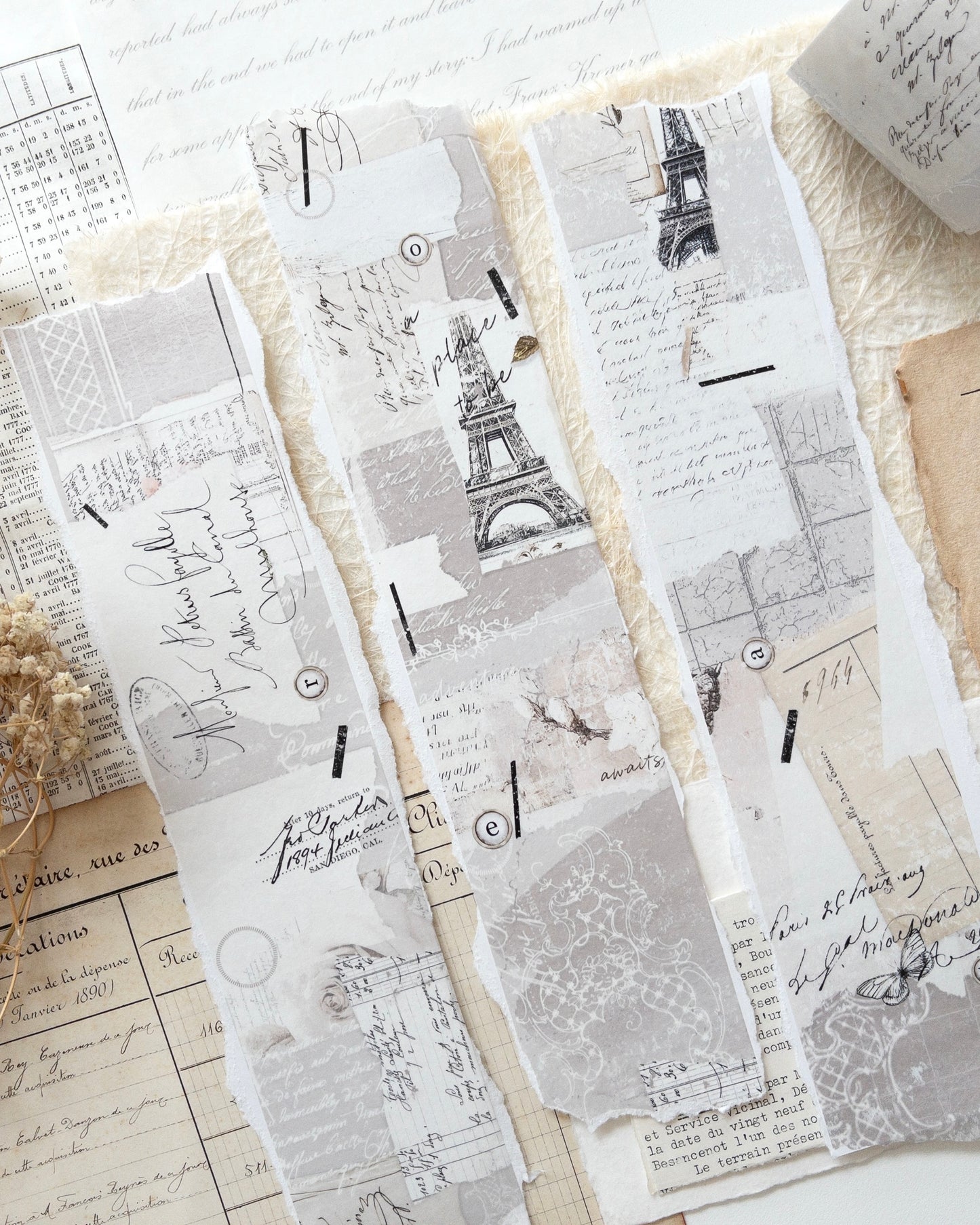 Washitape rol | French romance vintage layers