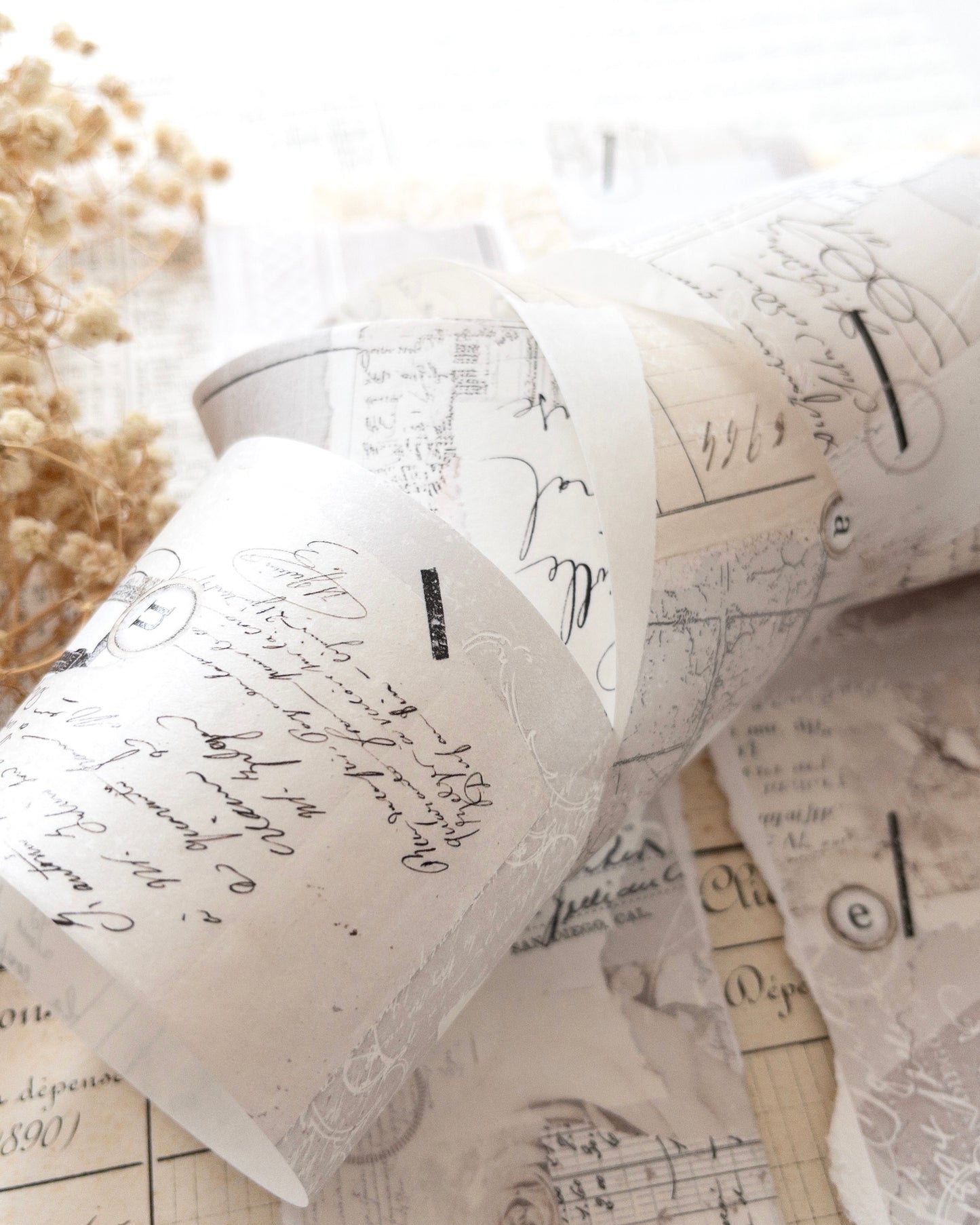 Washitape rol | French romance vintage layers