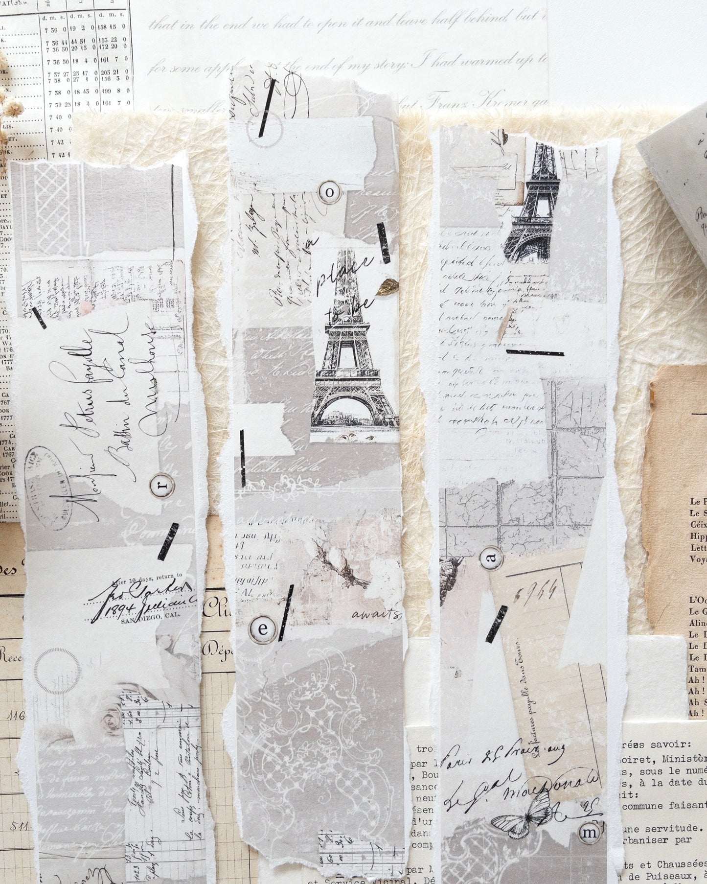 Washitape rol | French romance vintage layers