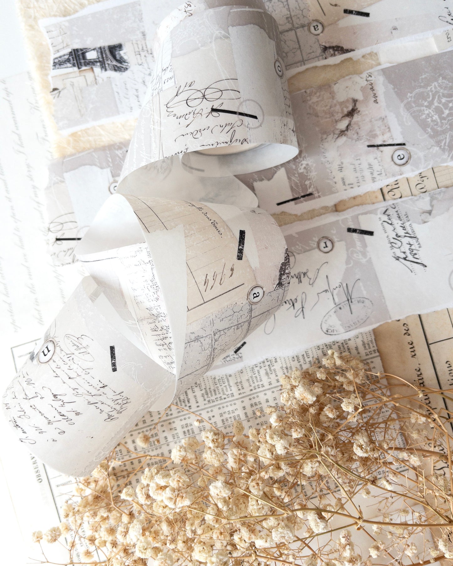 Washitape rol | French romance vintage layers
