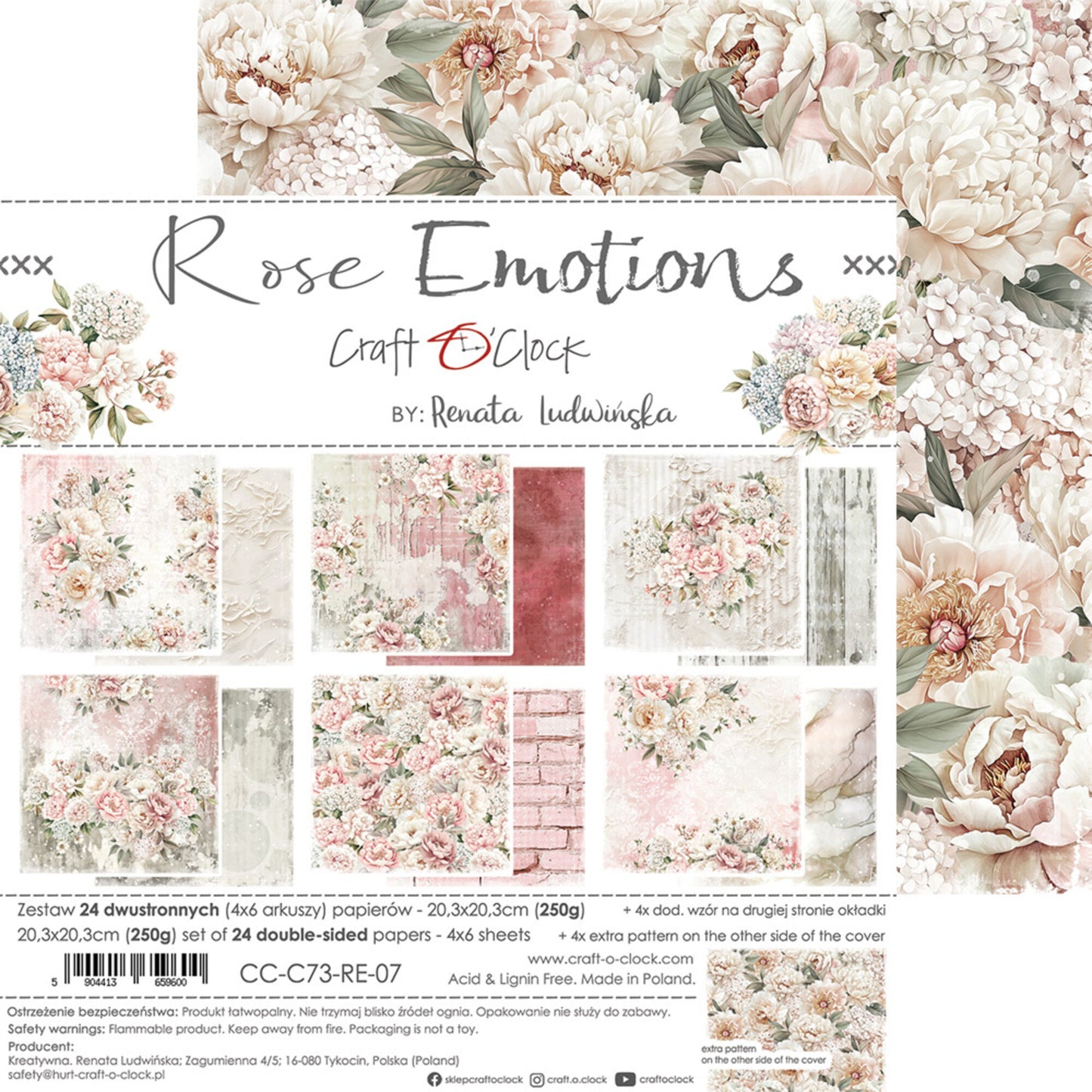 Papierblok | rose emotions | middel