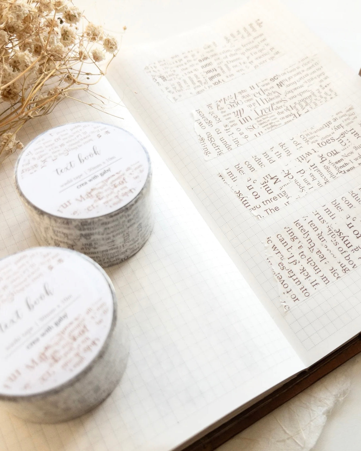 Washitape | the cozy chapter | text book