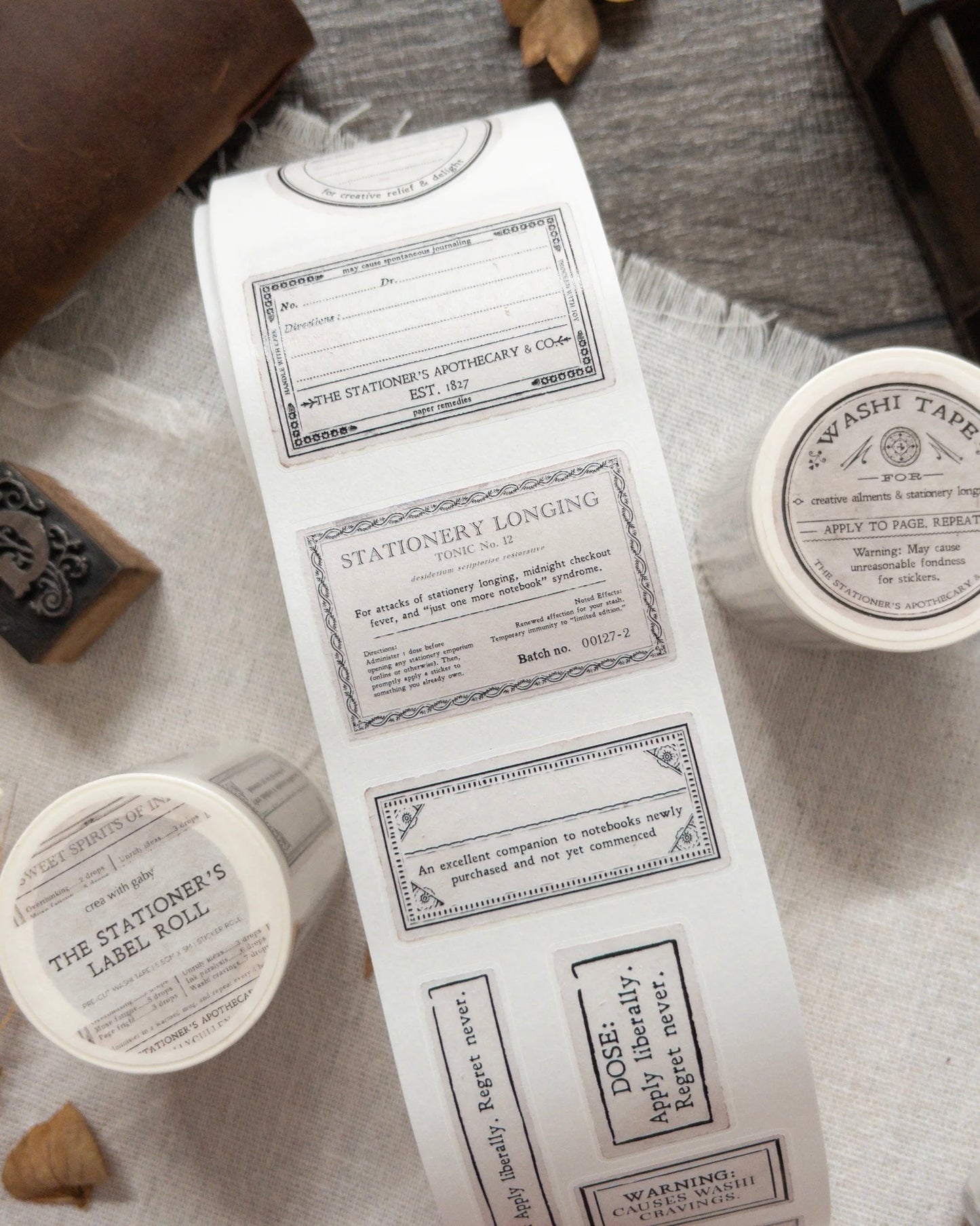Washitape |  The Stationer's Label Roll I