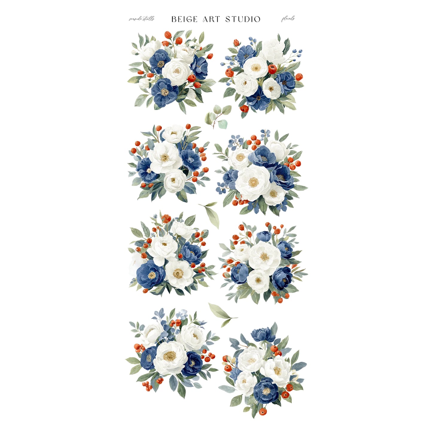 stickervel set | seaside Strolls