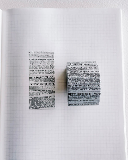 Washitape | old newspaper