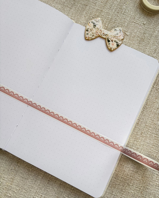 Washitape | coffee & planning | lace warm pink
