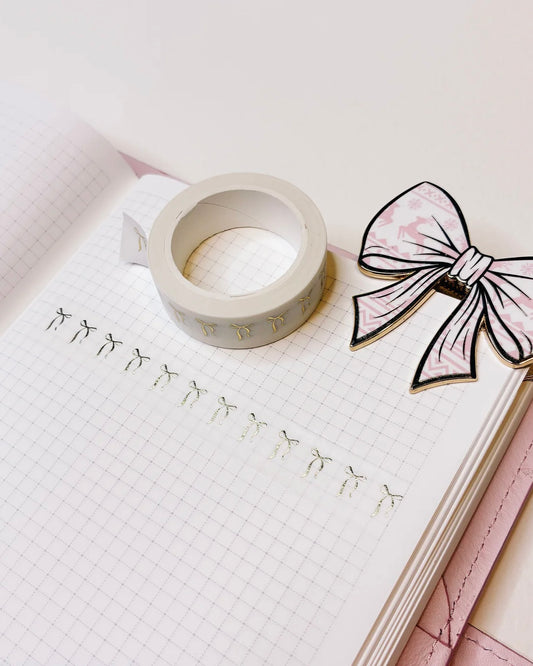 Washitape | gouden strikjes 1