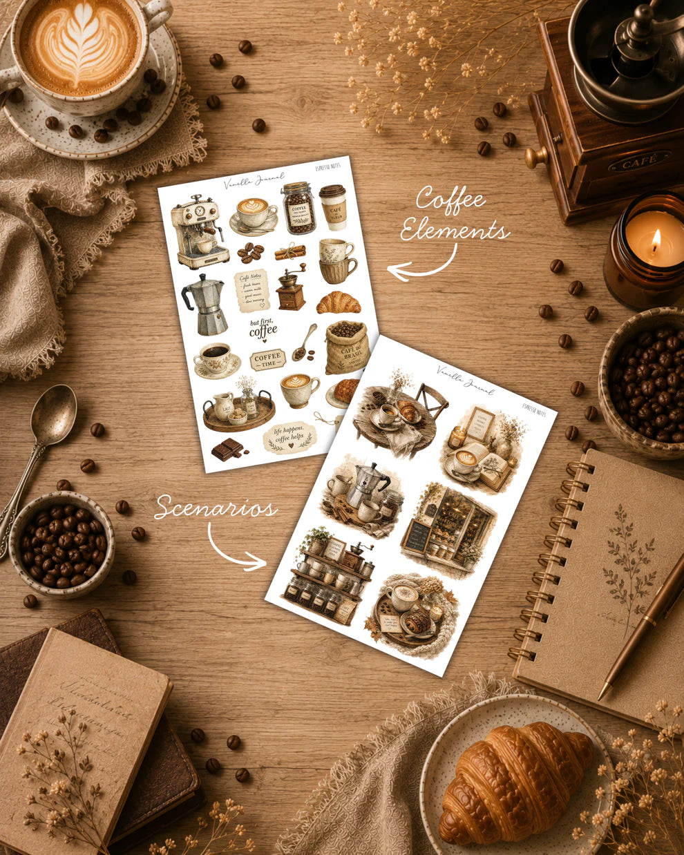 Stickerset | Roasted memories (8st.)