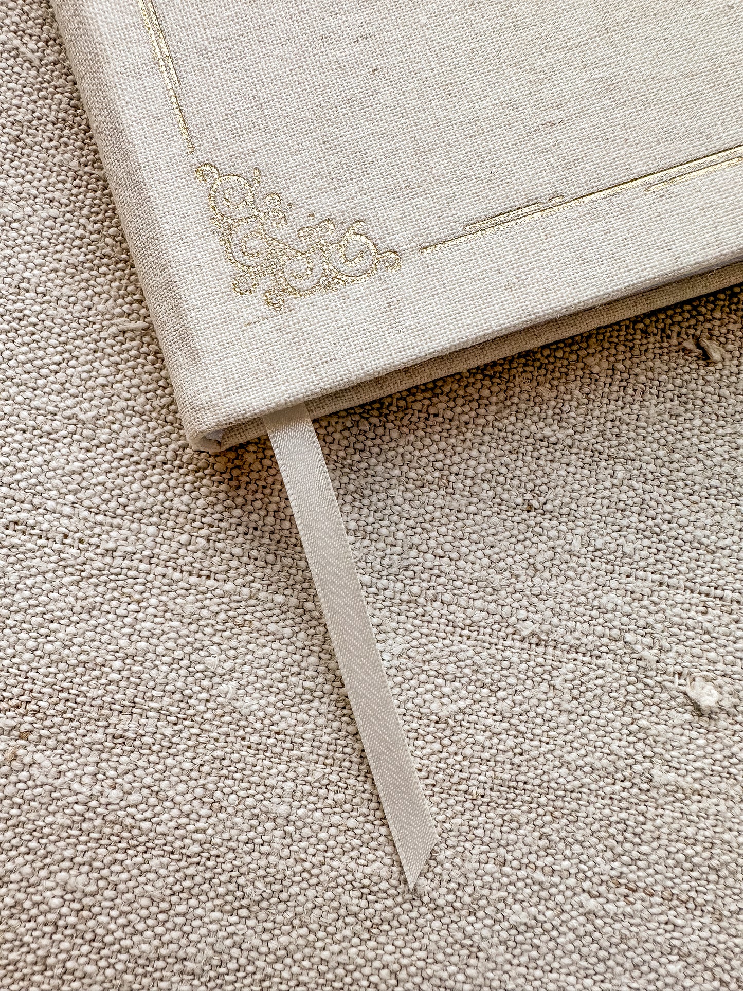 Lovely Dots journal | linnen beige