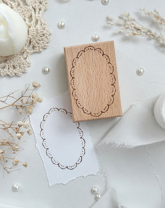 Stempel | ovale kleedje