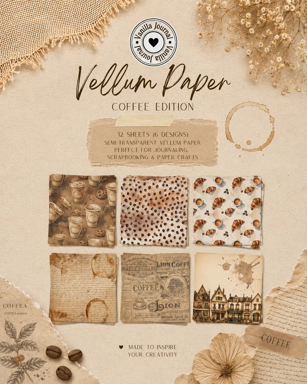 Vellum papier | Roasted memories