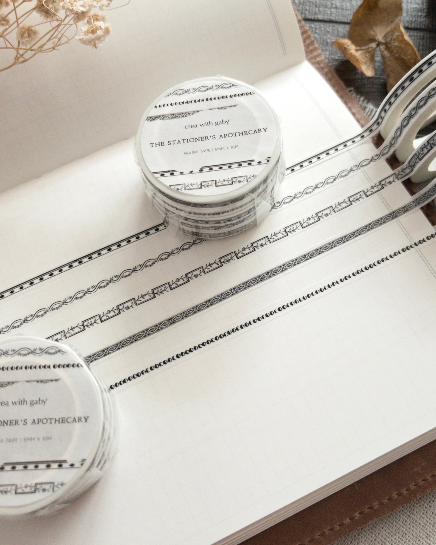Washitape set | The Stationer's Apothecary (5 tapes)