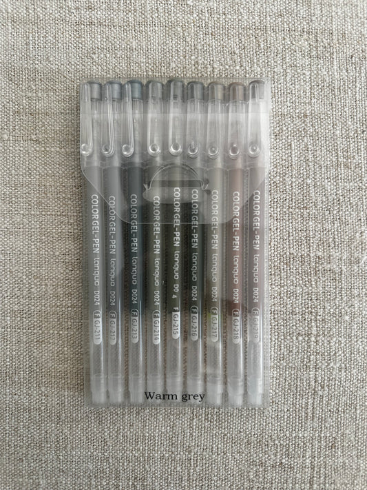 Acryl pennen - warm grey
