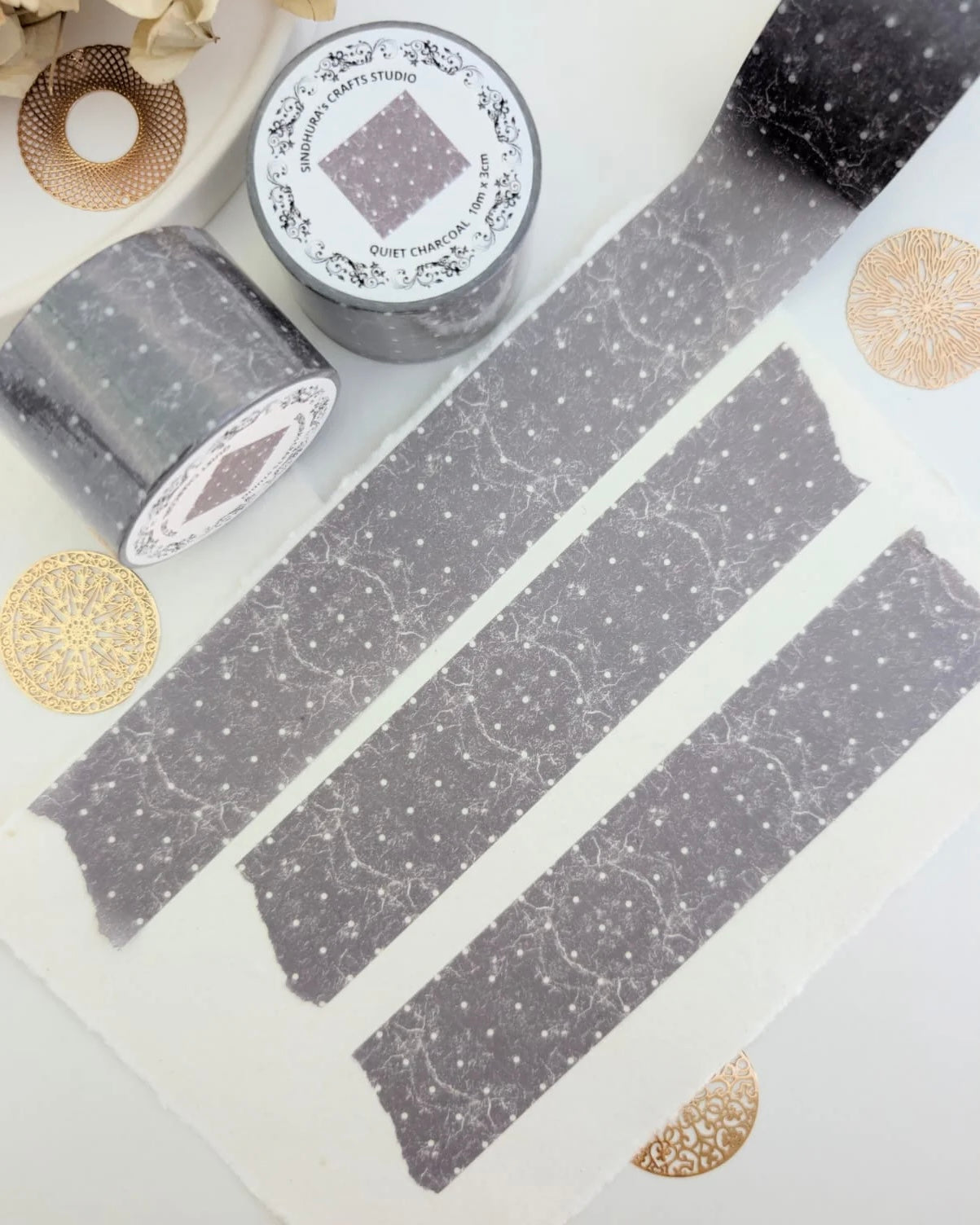 Washitape | Quiet charcoal