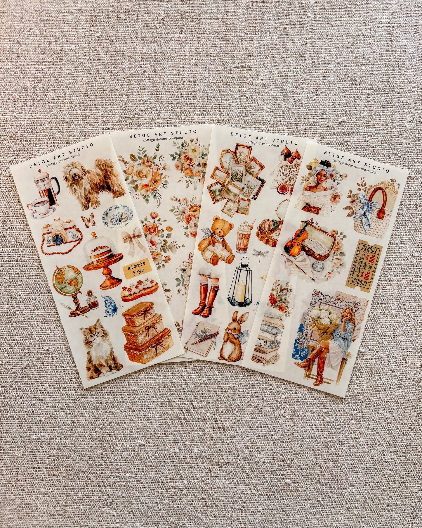 stickervel set | cottage dream