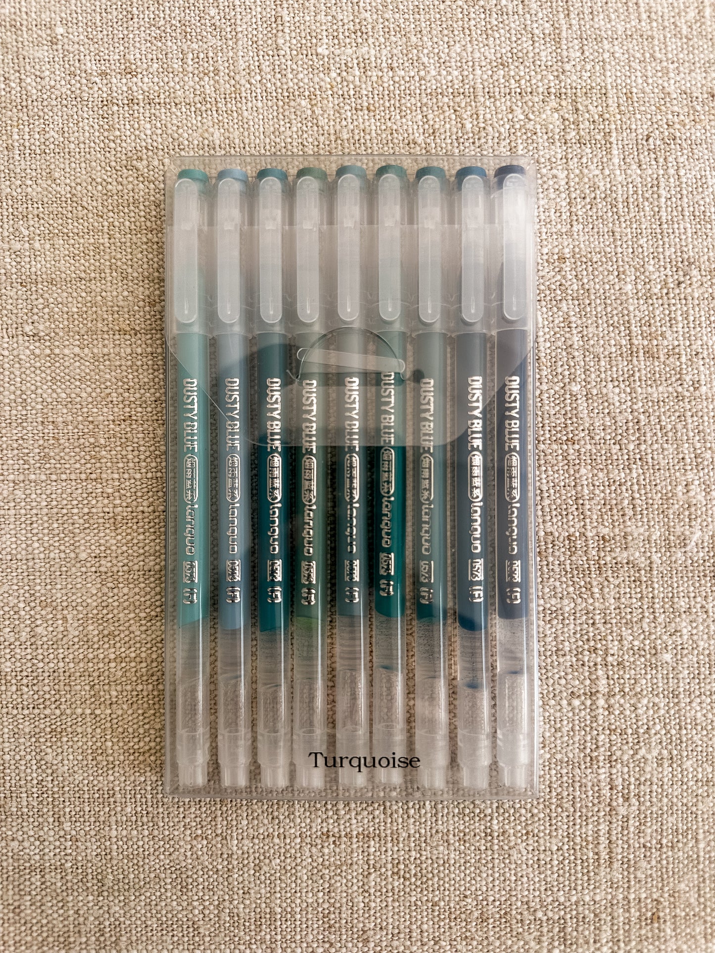 Acryl pennen - turquoise