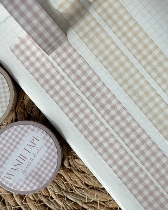 Washitape | pink / butter yellow