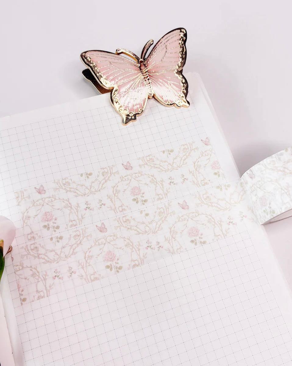 Washitape | Jane Austen  | roses and butterflys