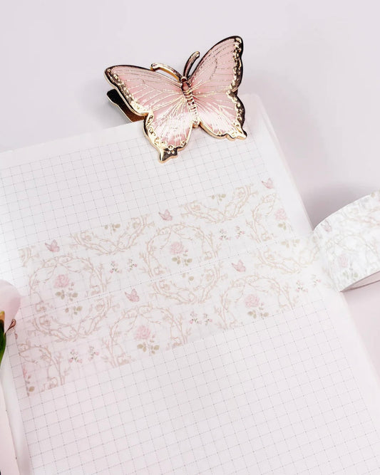 Washitape | Jane Austen  | roses and butterflys