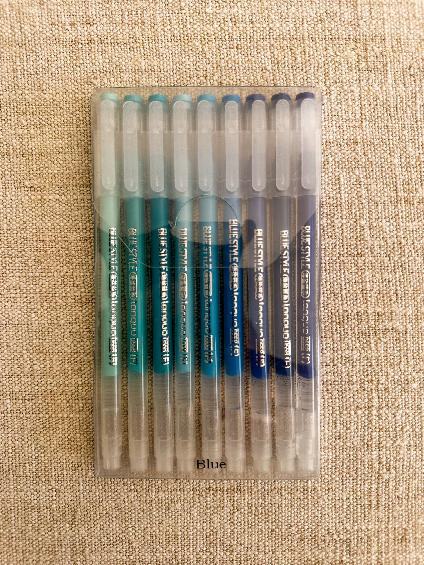Acryl pennen - blue