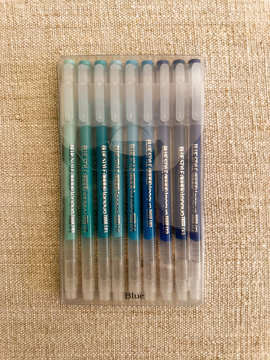 Acryl pennen - blue